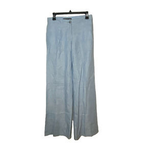 The Limited Drew Fit Women's Dress Pants 100% Linen size 2 Wide Leg